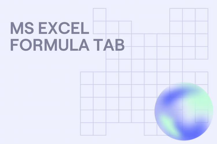 digital-product | MS EXCEL FORMULA TAB